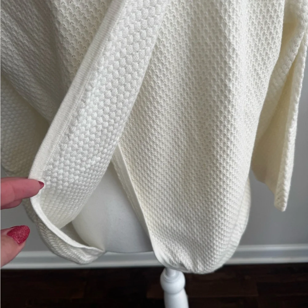 Hinge Cream Sweater with Embellished Neckline - Picture 3 of 10